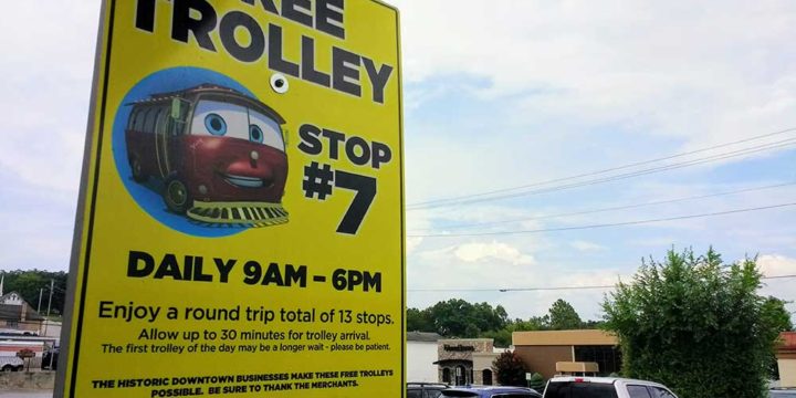 Exploring Trolley Stop #7: Awberry Parking Lot